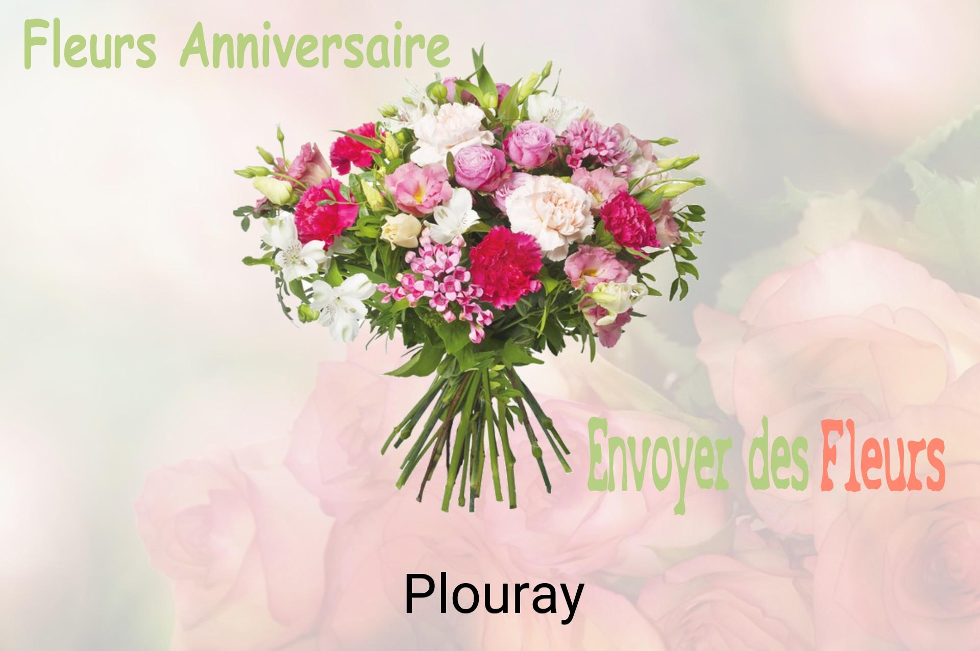 Bouquet de fleurs d’anniversaire livré à Plouray