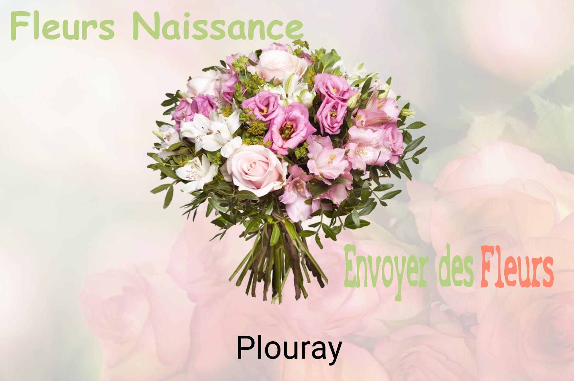 Bouquet de fleurs de naissance livré à Plouray